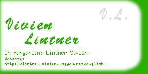 vivien lintner business card